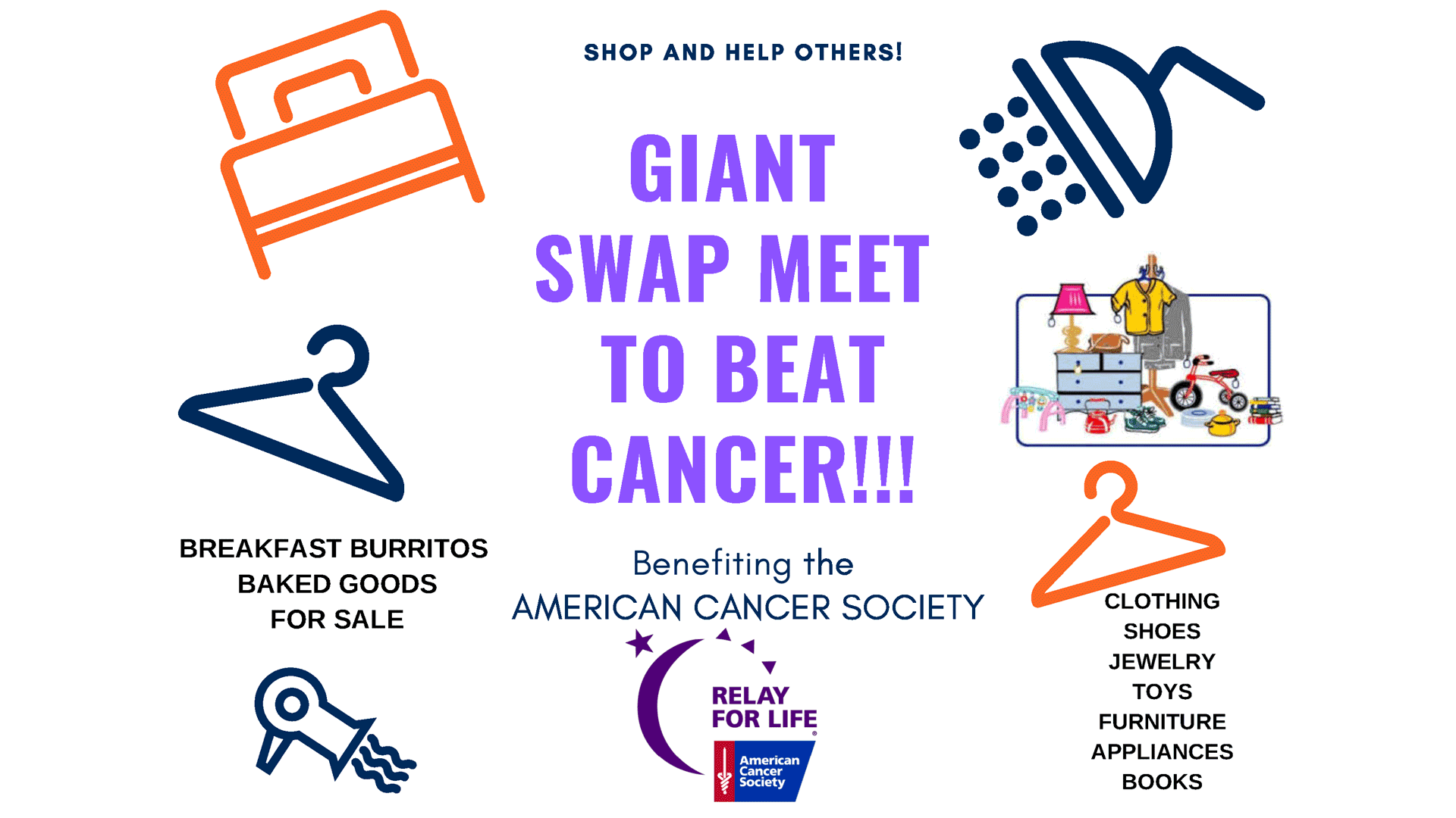 american cancer society swap meet to beat cancer