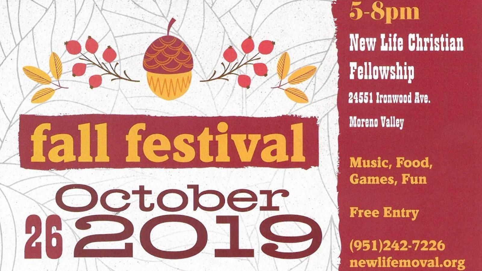new life christian fellowship fall festival 2019